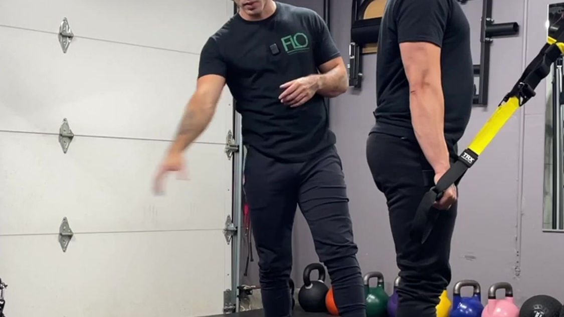 TRX Squat row into tricep ext